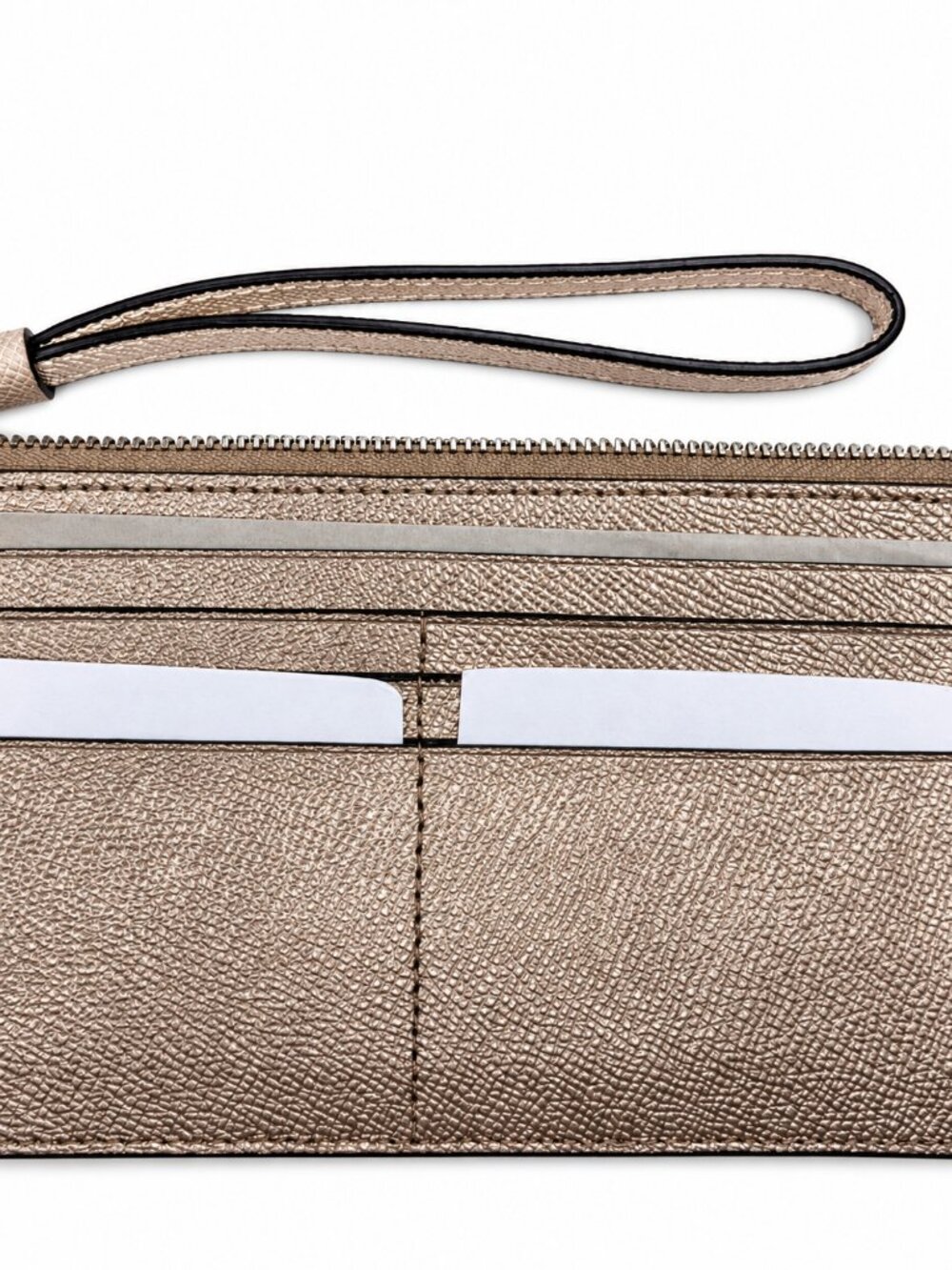 Coach – Metallic Taupe/Champagne – Sierra Satchel + Wristlet – F22318 - Picture 10 of 11